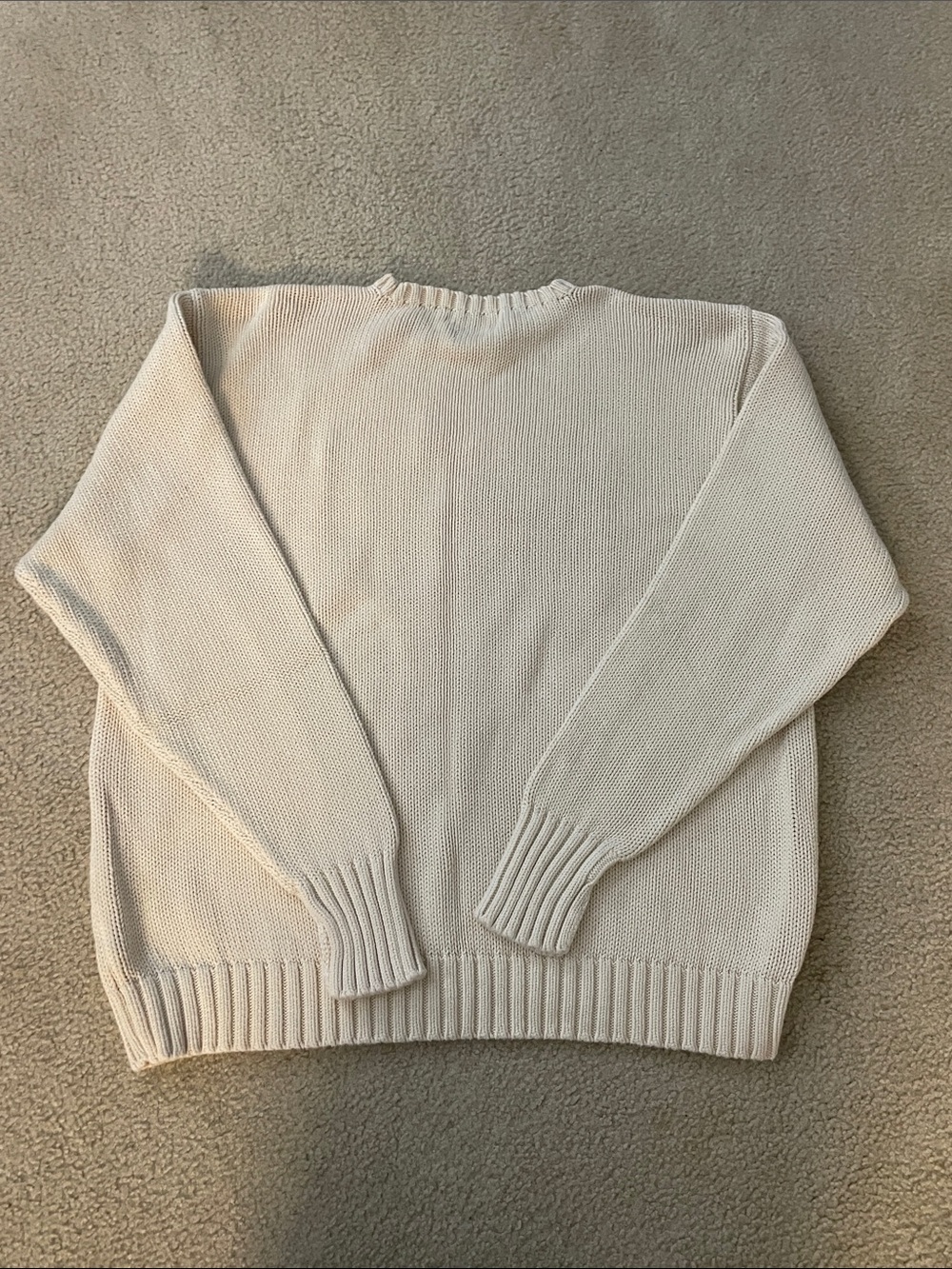 Vintage Polo Ralph Lauren USA Flag Cotton Sweater, Size XXL - Picture 2 of 7